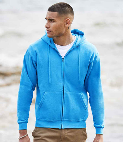 Fruit of the Loom SS16 Azure Model -  Ready to be Embroidered and Printed by Custard Workwear - Cheap Personalised and Customised Workwear in Nottinghamshire, Derbyshire and Leicestershire