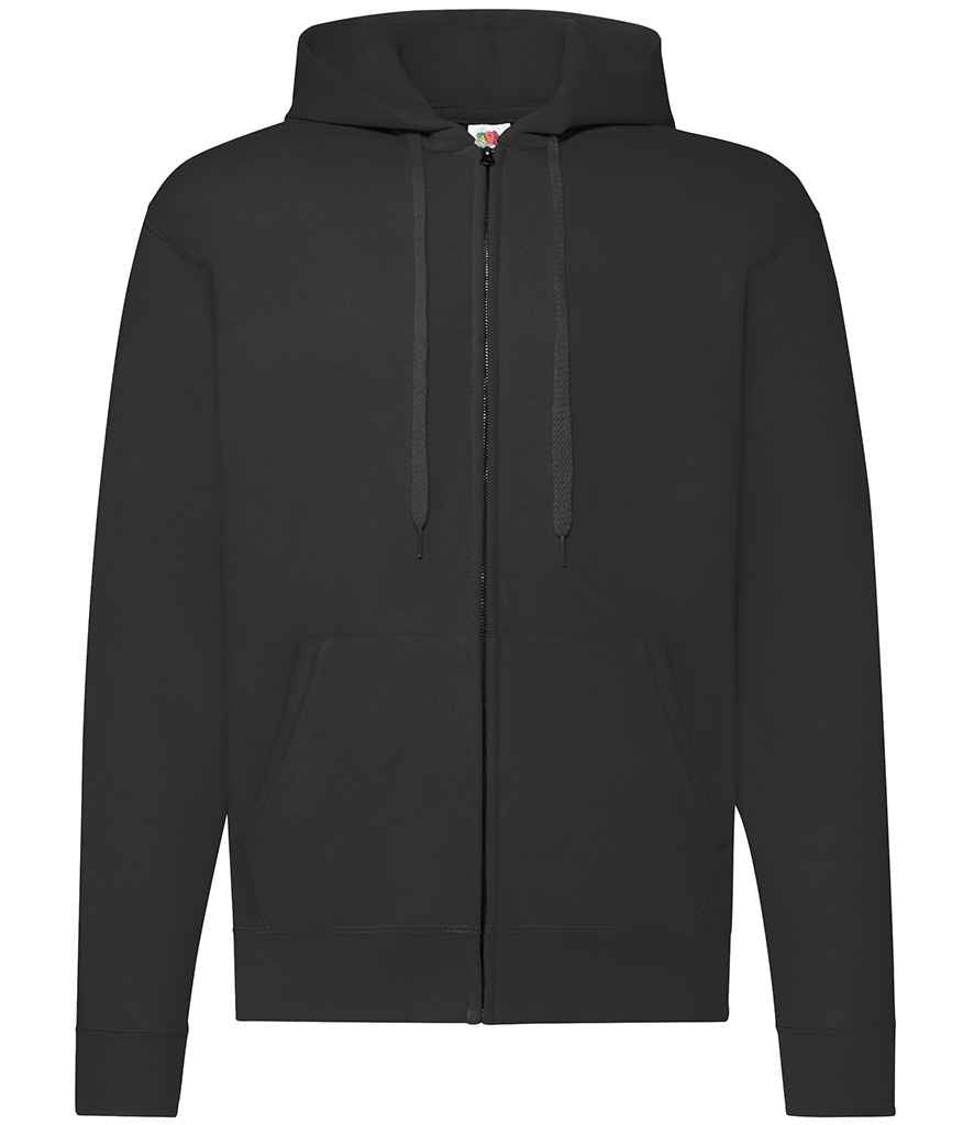 Fruit of the Loom SS16 Black Front -  Ready to be Embroidered and Printed by Custard Workwear - Cheap Personalised and Customised Workwear in Nottinghamshire, Derbyshire and Leicestershire