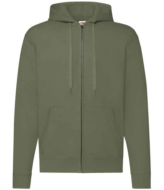 Fruit of the Loom SS16 Classic Olive Front -  Ready to be Embroidered and Printed by Custard Workwear - Cheap Personalised and Customised Workwear in Nottinghamshire, Derbyshire and Leicestershire