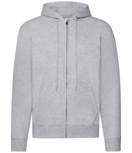 Fruit of the Loom SS16 Heather Grey Front -  Ready to be Embroidered and Printed by Custard Workwear - Cheap Personalised and Customised Workwear in Nottinghamshire, Derbyshire and Leicestershire