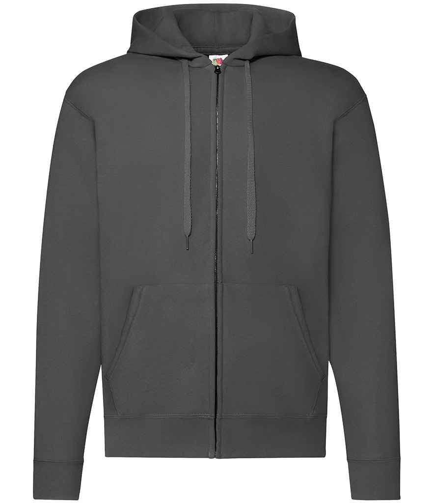 Fruit of the Loom SS16 Light Graphite Front -  Ready to be Embroidered and Printed by Custard Workwear - Cheap Personalised and Customised Workwear in Nottinghamshire, Derbyshire and Leicestershire
