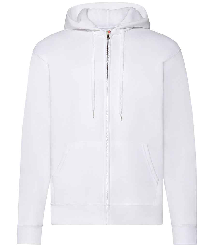 Fruit of the Loom SS16 White Front -  Ready to be Embroidered and Printed by Custard Workwear - Cheap Personalised and Customised Workwear in Nottinghamshire, Derbyshire and Leicestershire
