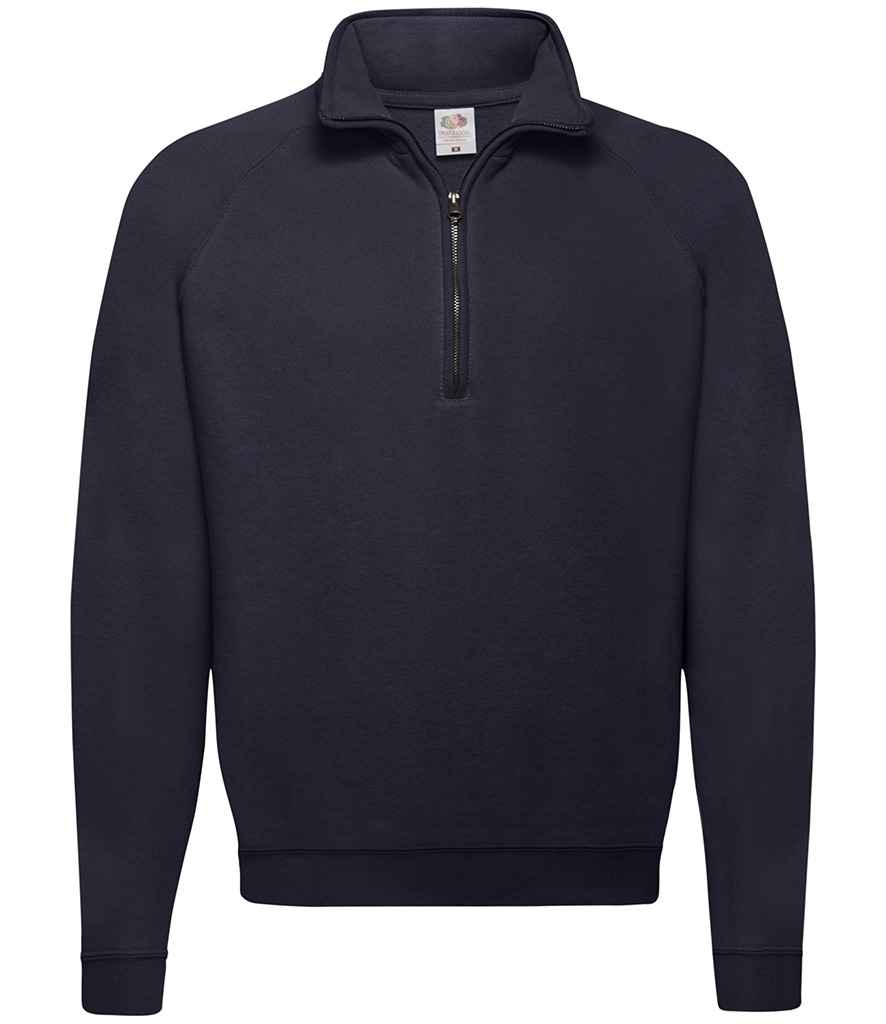 Fruit of the Loom SS17 Deep Navy Front -  Ready to be Embroidered and Printed by Custard Workwear - Cheap Personalised and Customised Workwear in Nottinghamshire, Derbyshire and Leicestershire