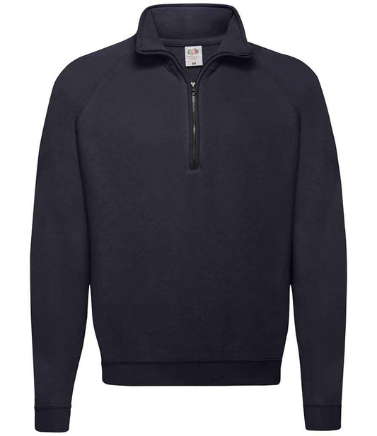 Fruit of the Loom SS17 Deep Navy Front -  Ready to be Embroidered and Printed by Custard Workwear - Cheap Personalised and Customised Workwear in Nottinghamshire, Derbyshire and Leicestershire