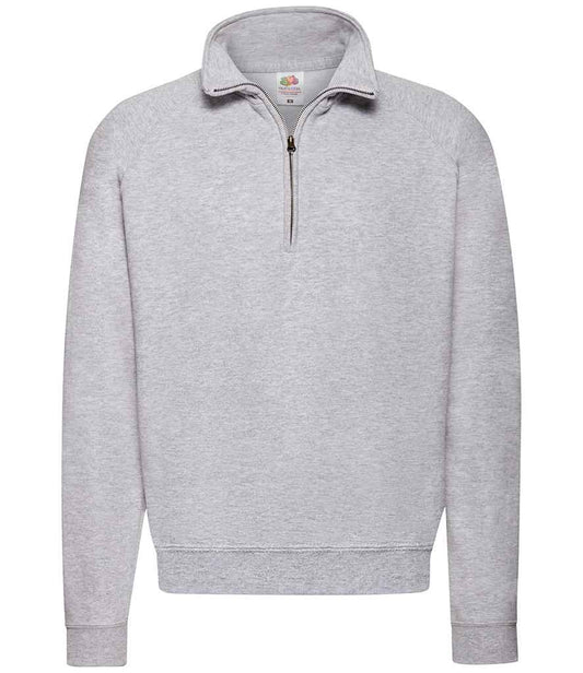 Fruit of the Loom SS17 Heather Grey Front -  Ready to be Embroidered and Printed by Custard Workwear - Cheap Personalised and Customised Workwear in Nottinghamshire, Derbyshire and Leicestershire