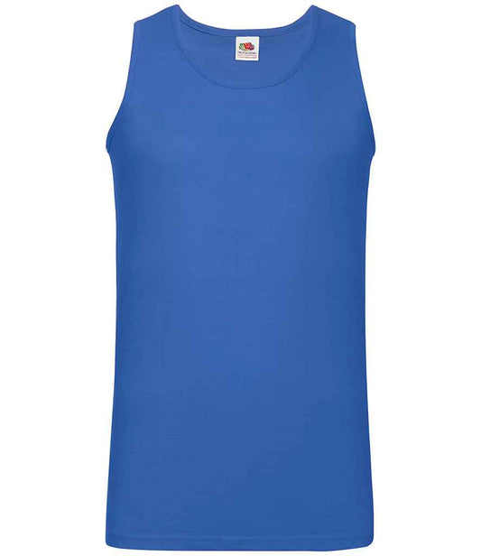 Fruit of the Loom SS18 Royal Blue Front -  Ready to be Printed by Custard Workwear - Cheap Personalised and Customised Workwear in Nottinghamshire, Derbyshire and Leicestershire