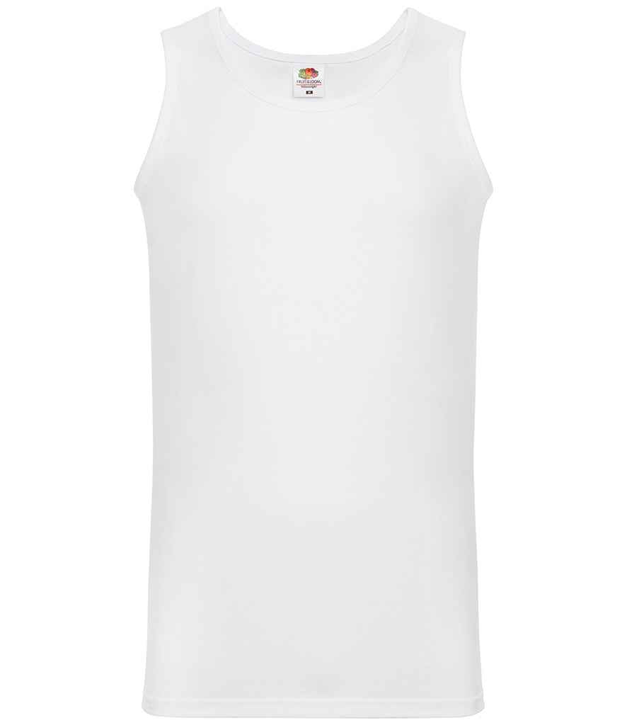 Fruit of the Loom SS18 White Front -  Ready to be Printed by Custard Workwear - Cheap Personalised and Customised Workwear in Nottinghamshire, Derbyshire and Leicestershire