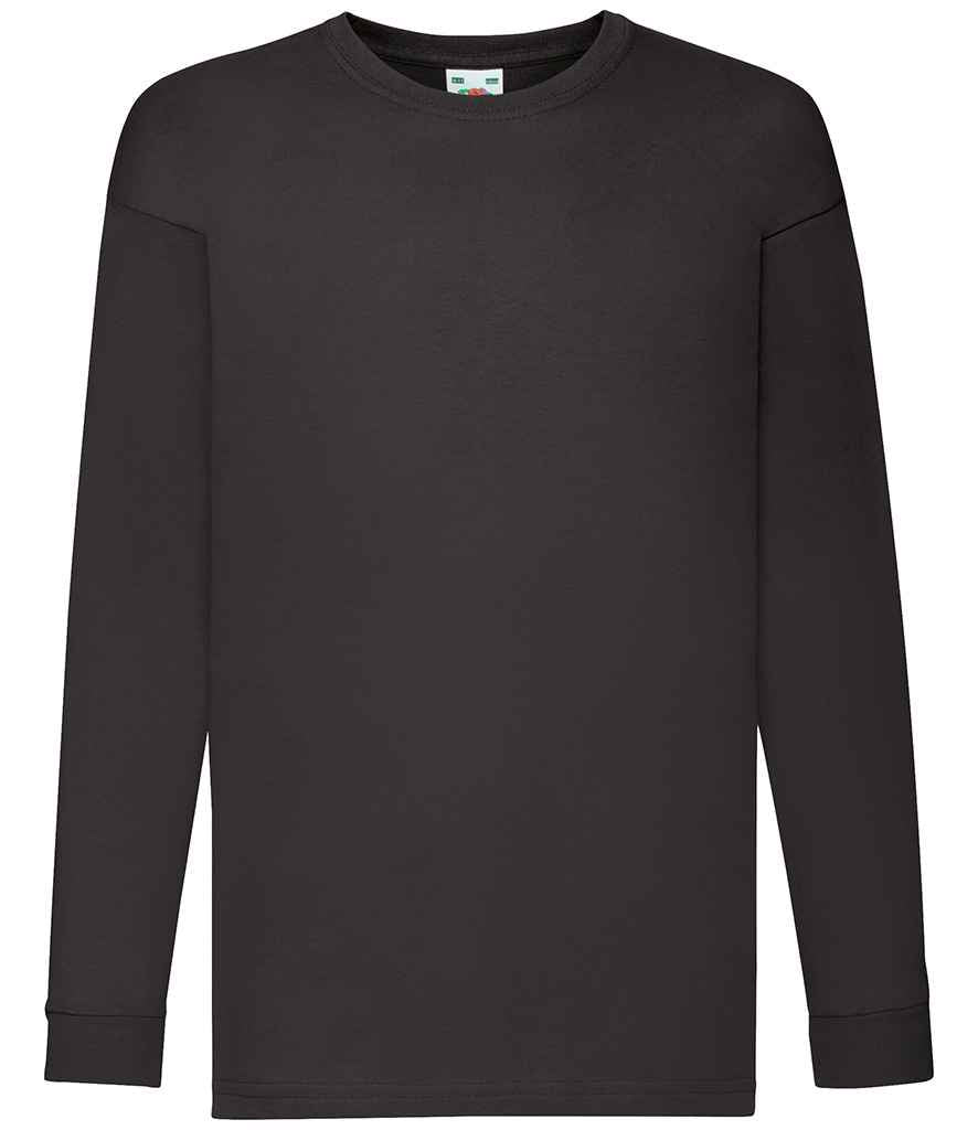 Fruit of the Loom SS21B Black Front -  Ready to be Printed by Custard Workwear - Cheap Personalised and Customised Workwear in Nottinghamshire, Derbyshire and Leicestershire