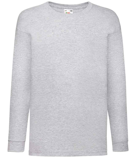 Fruit of the Loom SS21B Heather Grey Front -  Ready to be Printed by Custard Workwear - Cheap Personalised and Customised Workwear in Nottinghamshire, Derbyshire and Leicestershire