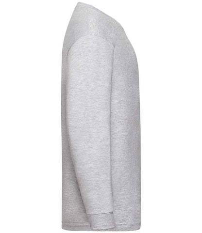 Fruit of the Loom SS21B Heather Grey Right -  Ready to be Printed by Custard Workwear - Cheap Personalised and Customised Workwear in Nottinghamshire, Derbyshire and Leicestershire