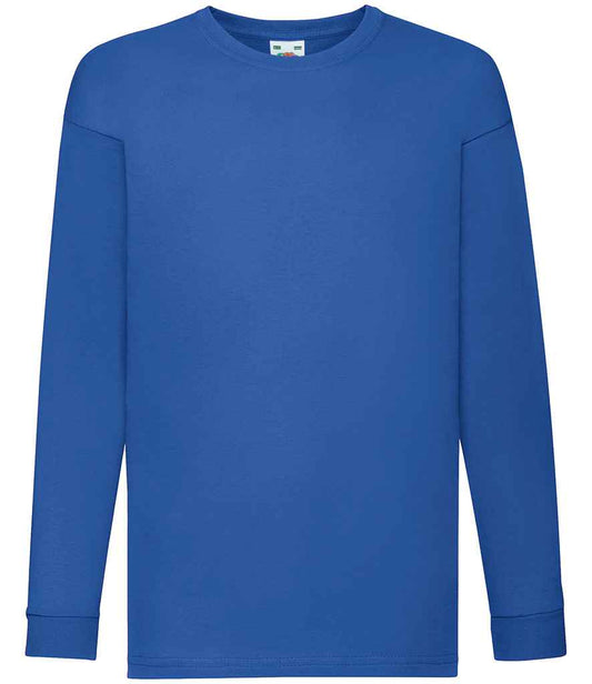 Fruit of the Loom SS21B Royal Blue Front -  Ready to be Printed by Custard Workwear - Cheap Personalised and Customised Workwear in Nottinghamshire, Derbyshire and Leicestershire