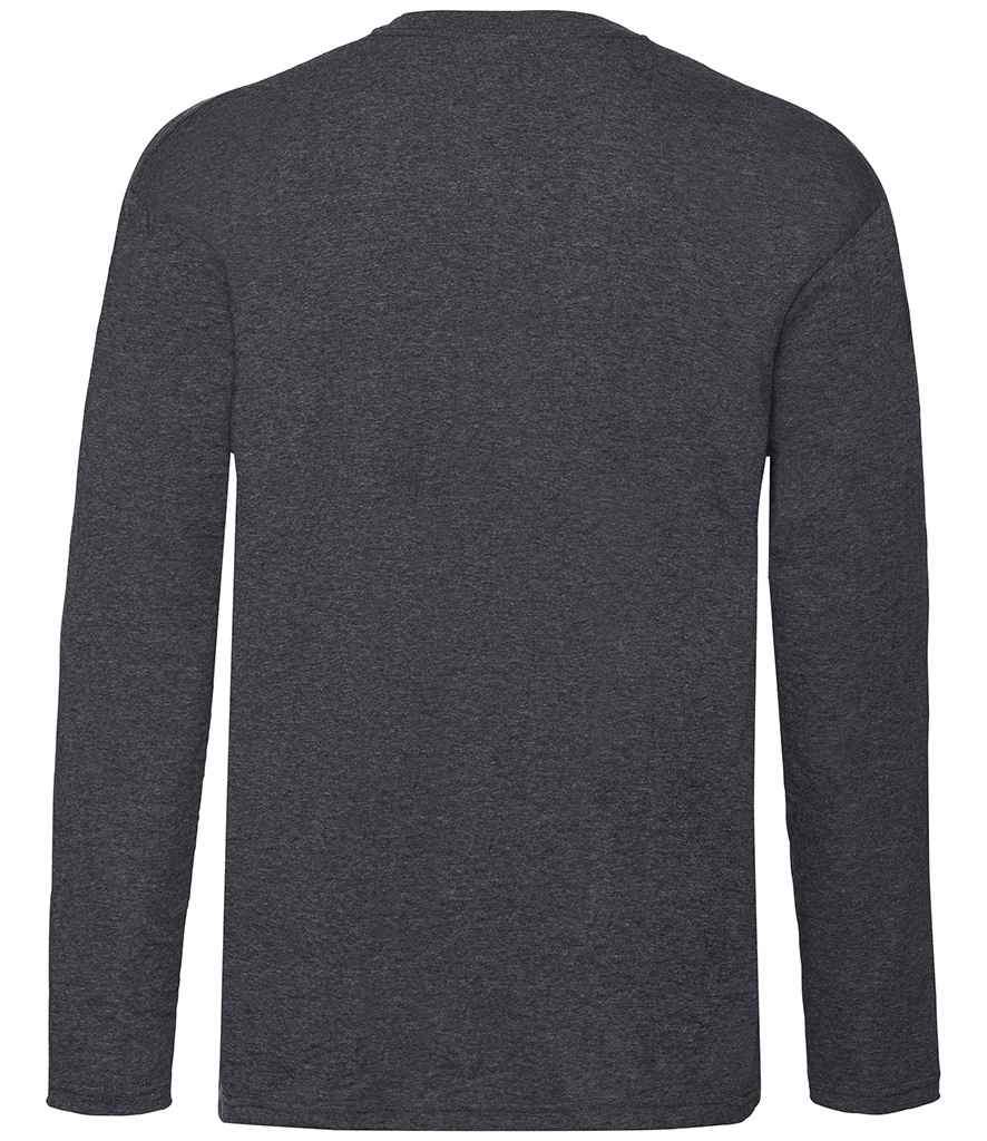 Fruit of the Loom SS21 Dark Heather Back -  Ready to be Printed by Custard Workwear - Cheap Personalised and Customised Workwear in Nottinghamshire, Derbyshire and Leicestershire