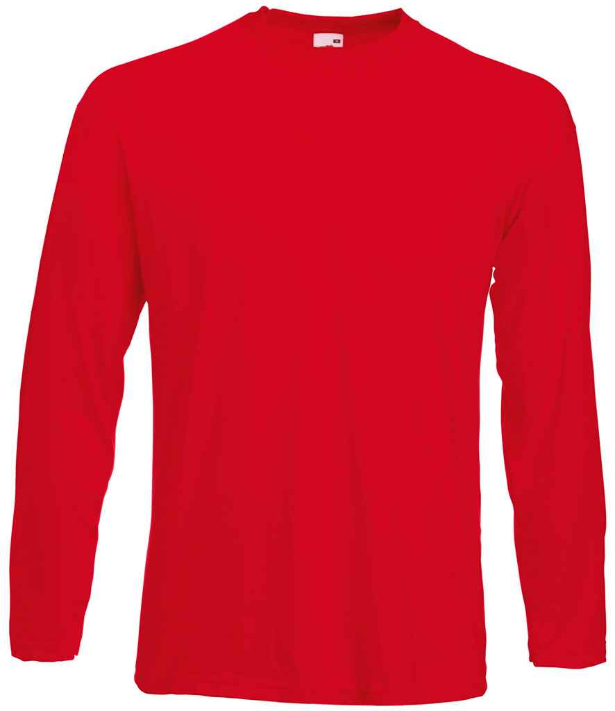 Fruit of the Loom SS21 Red Front -  Ready to be Printed by Custard Workwear - Cheap Personalised and Customised Workwear in Nottinghamshire, Derbyshire and Leicestershire