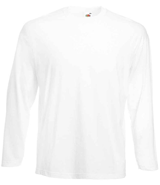 Fruit of the Loom SS21 White Front -  Ready to be Printed by Custard Workwear - Cheap Personalised and Customised Workwear in Nottinghamshire, Derbyshire and Leicestershire