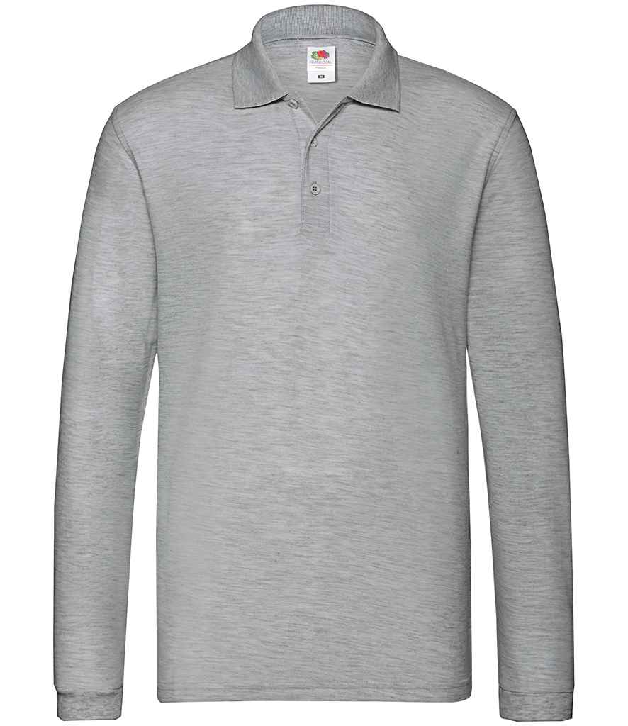 Fruit of the Loom SS24 Athletic Heather Front -  Ready to be Embroidered and Printed by Custard Workwear - Cheap Personalised and Customised Workwear in Nottinghamshire, Derbyshire and Leicestershire