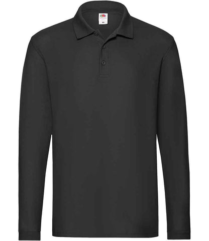 Fruit of the Loom SS24 Black Front -  Ready to be Embroidered and Printed by Custard Workwear - Cheap Personalised and Customised Workwear in Nottinghamshire, Derbyshire and Leicestershire