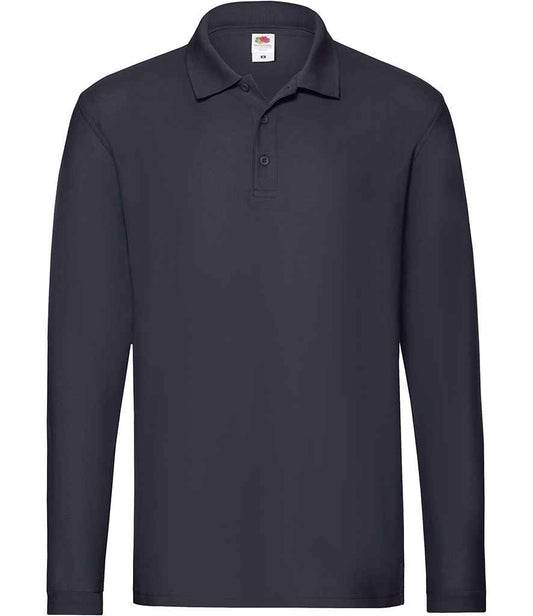 Fruit of the Loom SS24 Deep Navy Front -  Ready to be Embroidered and Printed by Custard Workwear - Cheap Personalised and Customised Workwear in Nottinghamshire, Derbyshire and Leicestershire