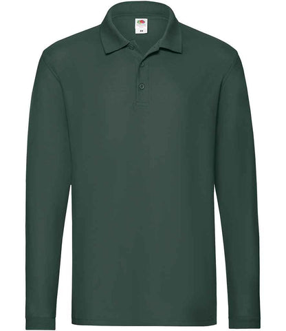 Fruit of the Loom SS24 Forest Green Front -  Ready to be Embroidered and Printed by Custard Workwear - Cheap Personalised and Customised Workwear in Nottinghamshire, Derbyshire and Leicestershire