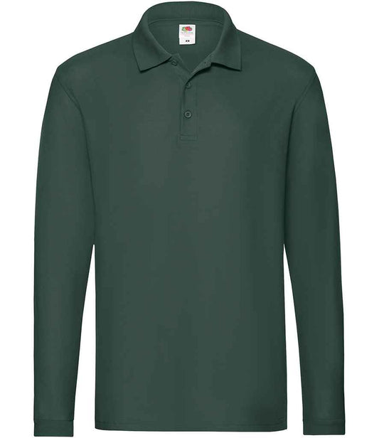 Fruit of the Loom SS24 Forest Green Front -  Ready to be Embroidered and Printed by Custard Workwear - Cheap Personalised and Customised Workwear in Nottinghamshire, Derbyshire and Leicestershire