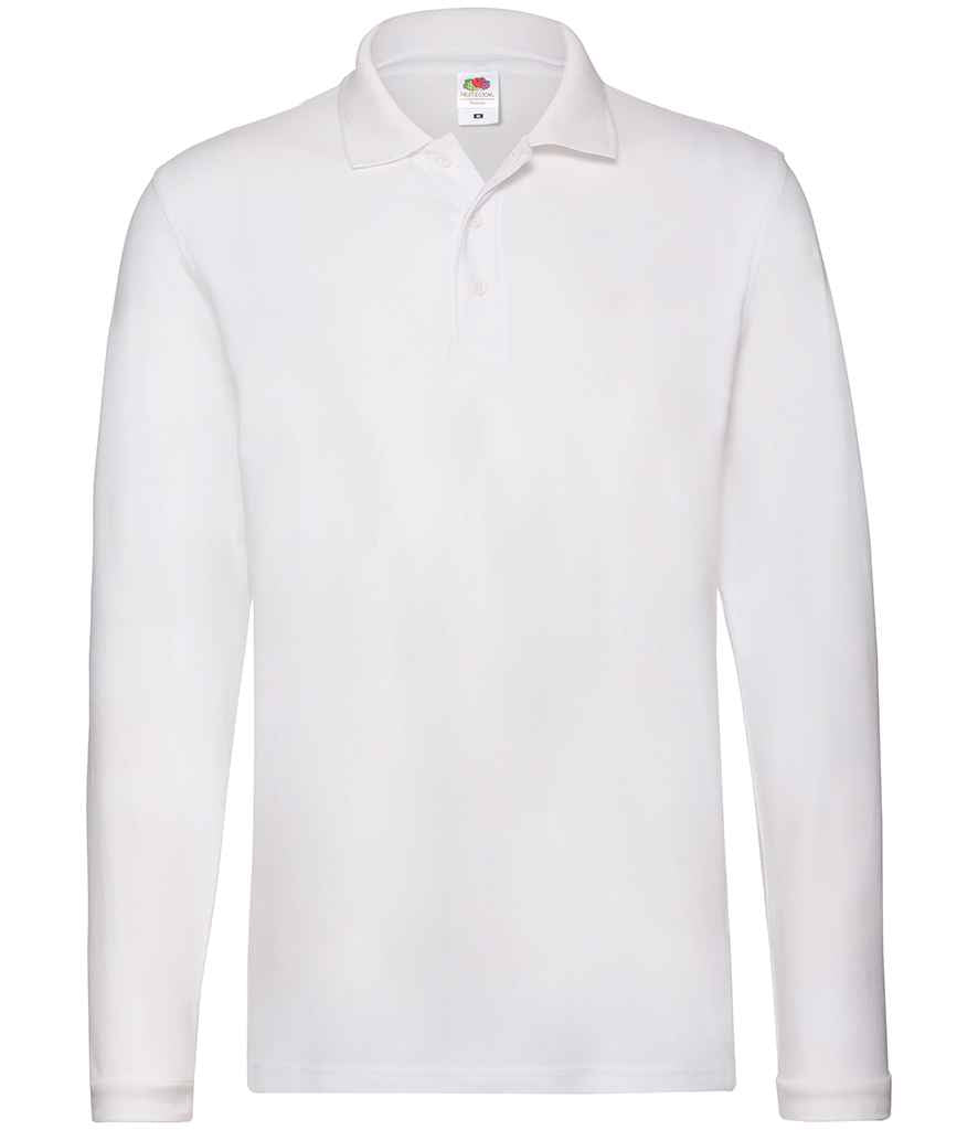 Fruit of the Loom SS24 White Front -  Ready to be Embroidered and Printed by Custard Workwear - Cheap Personalised and Customised Workwear in Nottinghamshire, Derbyshire and Leicestershire