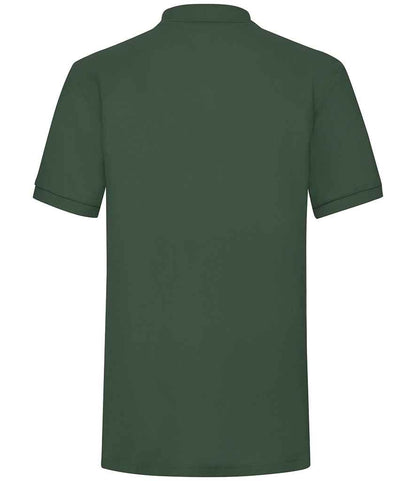 Fruit of the Loom SS27 Bottle Green Back -  Ready to be Embroidered and Printed by Custard Workwear - Cheap Personalised and Customised Workwear in Nottinghamshire, Derbyshire and Leicestershire