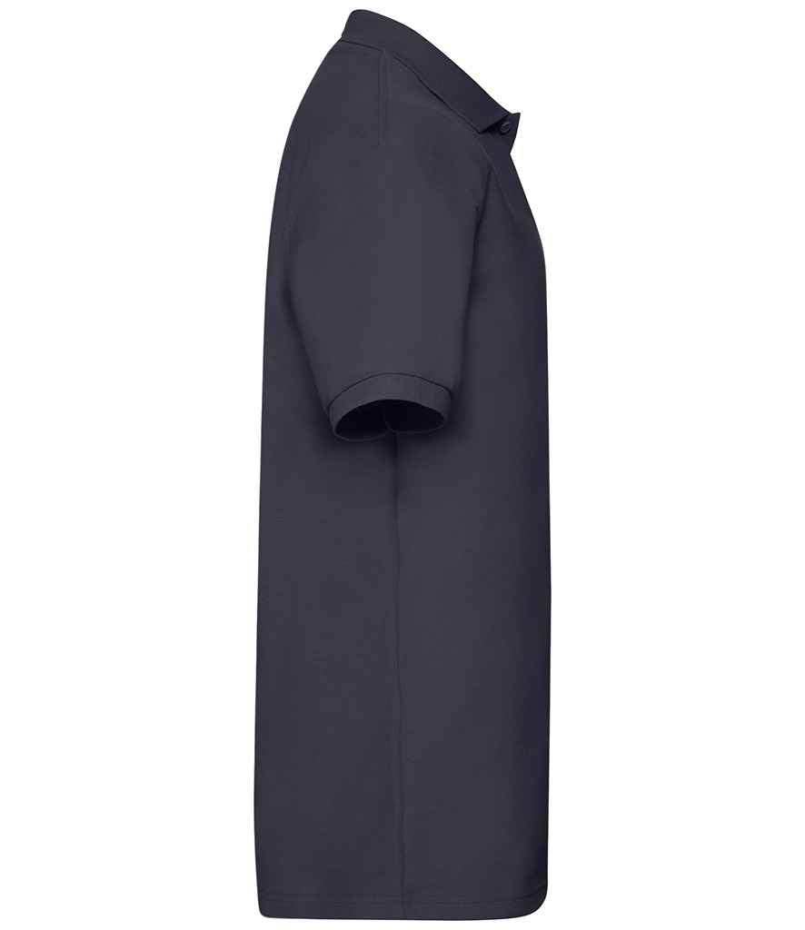 Fruit of the Loom SS27 Deep Navy Right -  Ready to be Embroidered and Printed by Custard Workwear - Cheap Personalised and Customised Workwear in Nottinghamshire, Derbyshire and Leicestershire