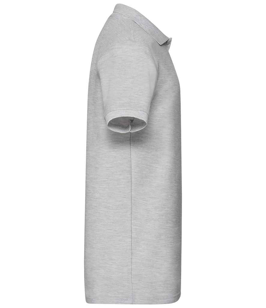 Fruit of the Loom SS27 Heather Grey Right -  Ready to be Embroidered and Printed by Custard Workwear - Cheap Personalised and Customised Workwear in Nottinghamshire, Derbyshire and Leicestershire