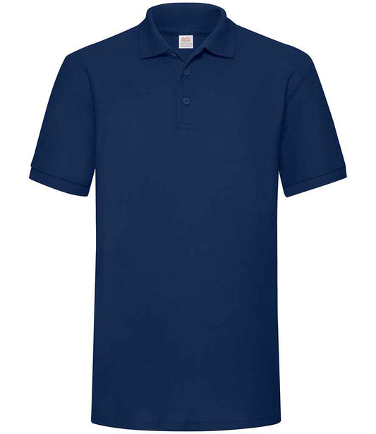 Fruit of the Loom SS27 Navy Front -  Ready to be Embroidered and Printed by Custard Workwear - Cheap Personalised and Customised Workwear in Nottinghamshire, Derbyshire and Leicestershire