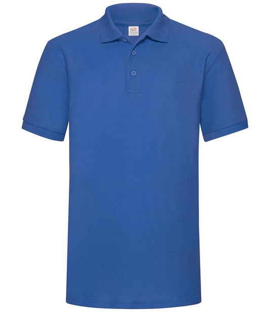 Fruit of the Loom SS27 Royal Blue Front -  Ready to be Embroidered and Printed by Custard Workwear - Cheap Personalised and Customised Workwear in Nottinghamshire, Derbyshire and Leicestershire