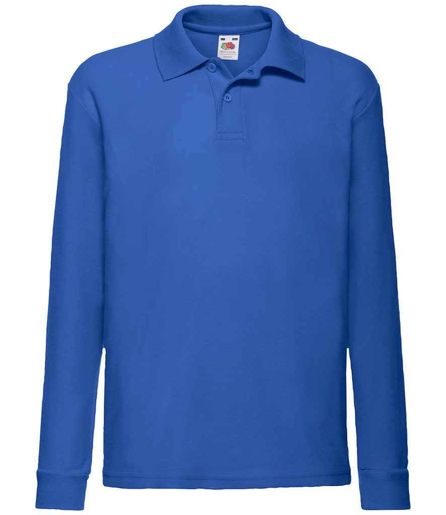 Fruit of the Loom SS45B Royal Blue Front -  Ready to be Embroidered and Printed by Custard Workwear - Cheap Personalised and Customised Workwear in Nottinghamshire, Derbyshire and Leicestershire