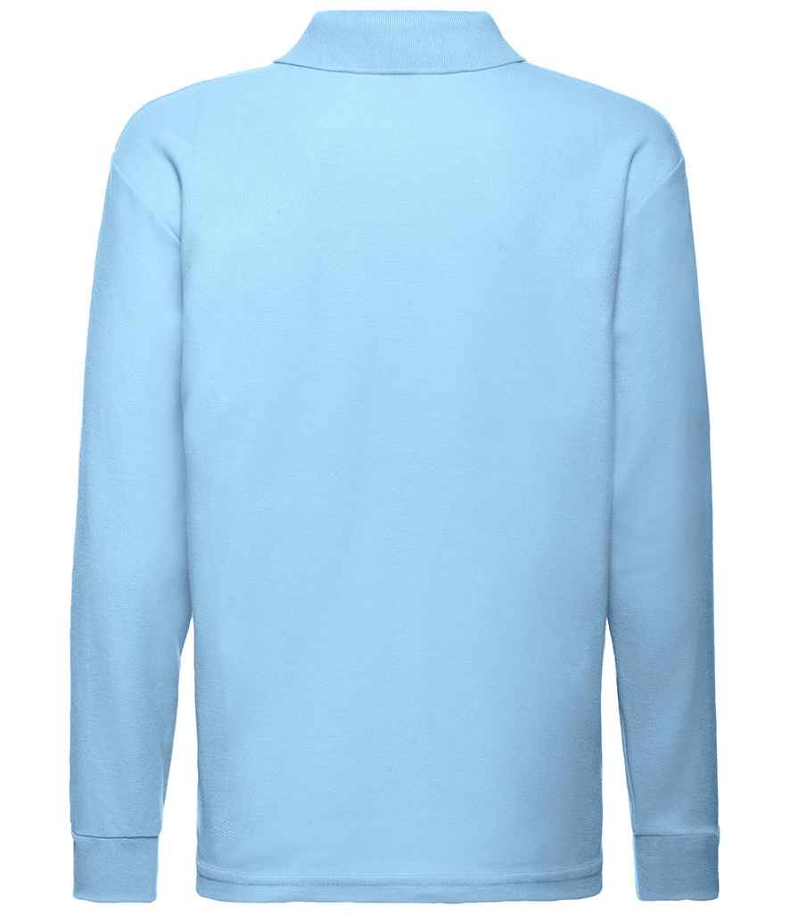 Fruit of the Loom SS45B Sky Blue Back -  Ready to be Embroidered and Printed by Custard Workwear - Cheap Personalised and Customised Workwear in Nottinghamshire, Derbyshire and Leicestershire