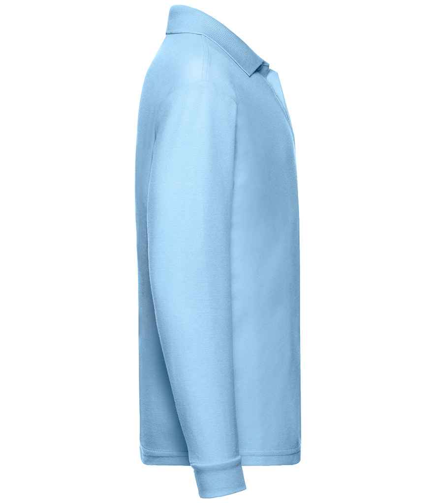 Fruit of the Loom SS45B Sky Blue Right -  Ready to be Embroidered and Printed by Custard Workwear - Cheap Personalised and Customised Workwear in Nottinghamshire, Derbyshire and Leicestershire
