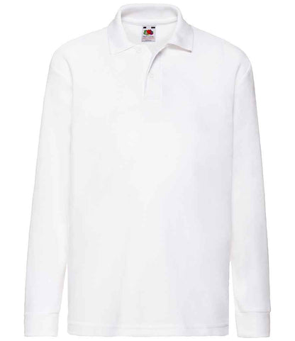 Fruit of the Loom SS45B White Front -  Ready to be Embroidered and Printed by Custard Workwear - Cheap Personalised and Customised Workwear in Nottinghamshire, Derbyshire and Leicestershire