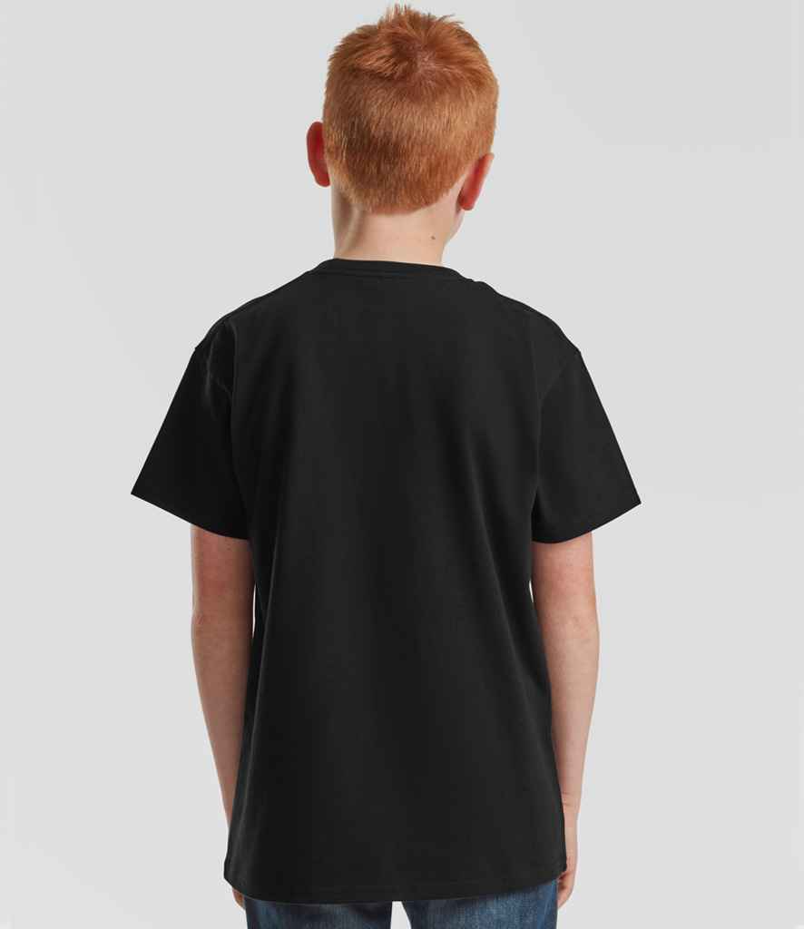 Fruit of the Loom SS620B Black Model -  Ready to be Embroidered and Printed by Custard Workwear - Cheap Personalised and Customised Workwear in Nottinghamshire, Derbyshire and Leicestershire