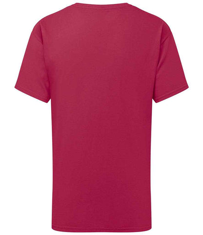 Fruit of the Loom SS620B Cranberry Back -  Ready to be Embroidered and Printed by Custard Workwear - Cheap Personalised and Customised Workwear in Nottinghamshire, Derbyshire and Leicestershire