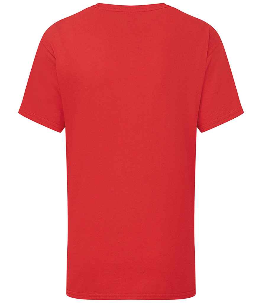 Fruit of the Loom SS620B Red Back -  Ready to be Embroidered and Printed by Custard Workwear - Cheap Personalised and Customised Workwear in Nottinghamshire, Derbyshire and Leicestershire