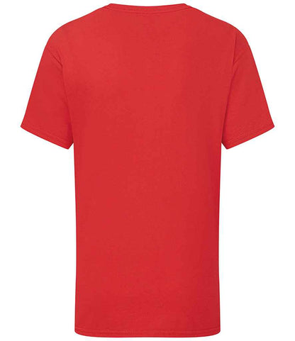 Fruit of the Loom SS620B Red Back -  Ready to be Embroidered and Printed by Custard Workwear - Cheap Personalised and Customised Workwear in Nottinghamshire, Derbyshire and Leicestershire