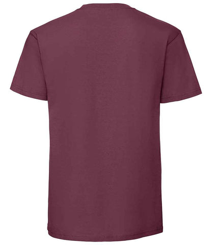 Fruit of the Loom SS620 Burgundy Back -  Ready to be Embroidered and Printed by Custard Workwear - Cheap Personalised and Customised Workwear in Nottinghamshire, Derbyshire and Leicestershire