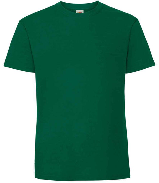 Fruit of the Loom SS620 College Green Front -  Ready to be Embroidered and Printed by Custard Workwear - Cheap Personalised and Customised Workwear in Nottinghamshire, Derbyshire and Leicestershire