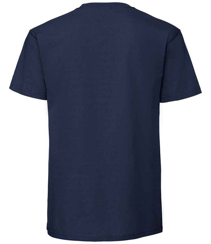 Fruit of the Loom SS620 Deep Navy Back -  Ready to be Embroidered and Printed by Custard Workwear - Cheap Personalised and Customised Workwear in Nottinghamshire, Derbyshire and Leicestershire