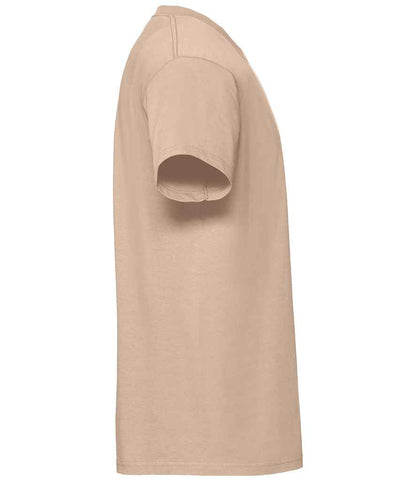 Fruit of the Loom SS620 Desert Sand Right -  Ready to be Embroidered and Printed by Custard Workwear - Cheap Personalised and Customised Workwear in Nottinghamshire, Derbyshire and Leicestershire