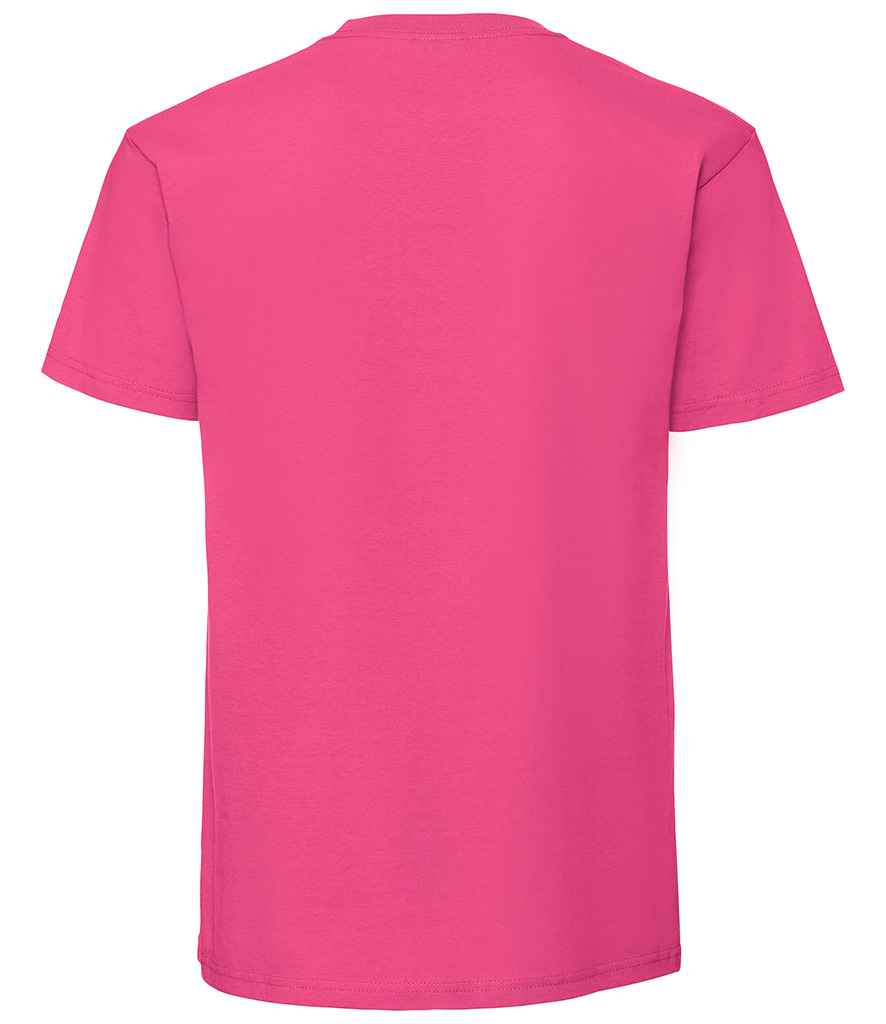 Fruit of the Loom SS620 Fuchsia Back -  Ready to be Embroidered and Printed by Custard Workwear - Cheap Personalised and Customised Workwear in Nottinghamshire, Derbyshire and Leicestershire