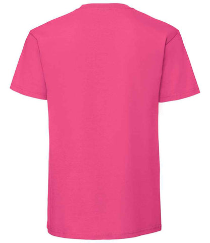 Fruit of the Loom SS620 Fuchsia Back -  Ready to be Embroidered and Printed by Custard Workwear - Cheap Personalised and Customised Workwear in Nottinghamshire, Derbyshire and Leicestershire