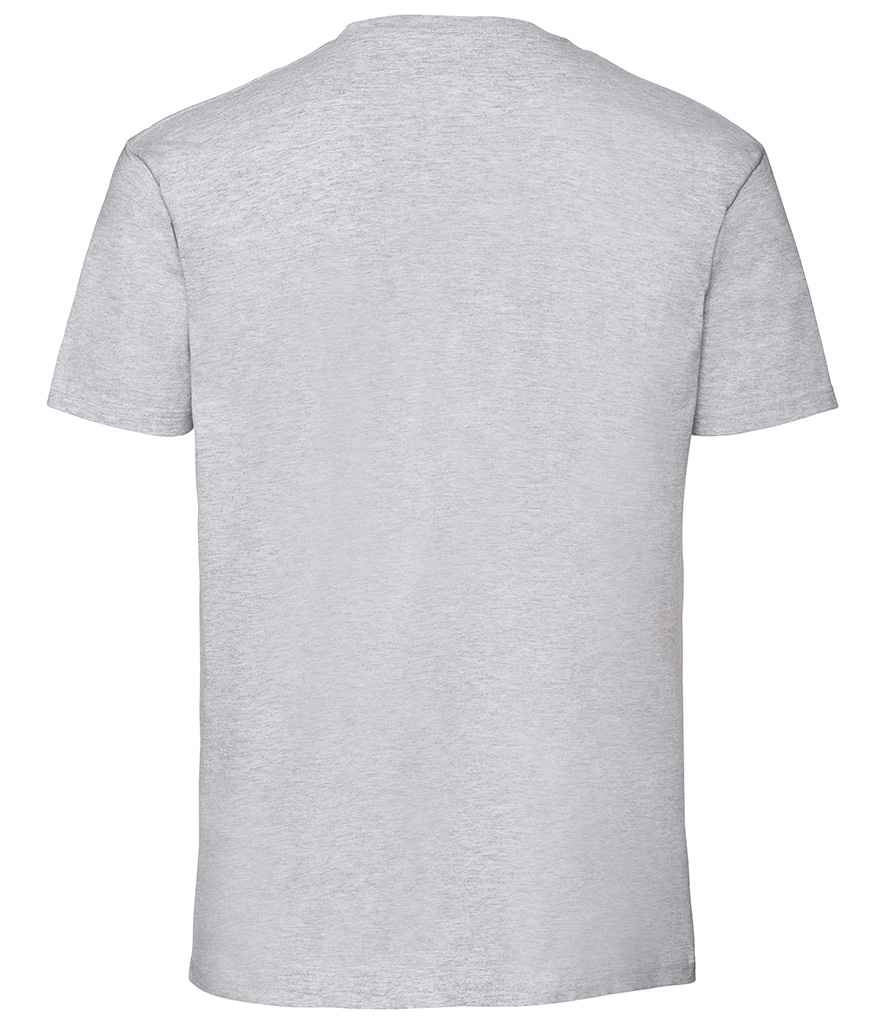 Fruit of the Loom SS620 Heather Grey Back -  Ready to be Embroidered and Printed by Custard Workwear - Cheap Personalised and Customised Workwear in Nottinghamshire, Derbyshire and Leicestershire