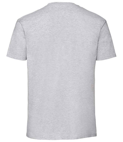 Fruit of the Loom SS620 Heather Grey Back -  Ready to be Embroidered and Printed by Custard Workwear - Cheap Personalised and Customised Workwear in Nottinghamshire, Derbyshire and Leicestershire