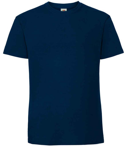 Fruit of the Loom SS620 Mountain Blue Front -  Ready to be Embroidered and Printed by Custard Workwear - Cheap Personalised and Customised Workwear in Nottinghamshire, Derbyshire and Leicestershire