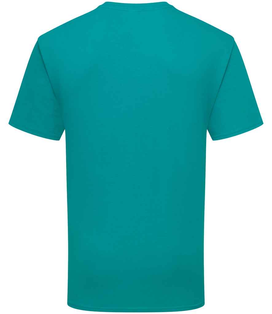 Fruit of the Loom SS620 Ocean Teal Back -  Ready to be Embroidered and Printed by Custard Workwear - Cheap Personalised and Customised Workwear in Nottinghamshire, Derbyshire and Leicestershire
