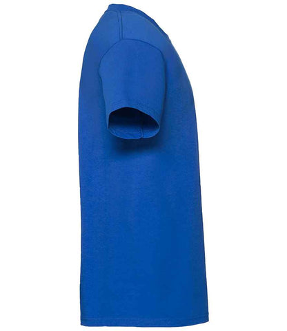 Fruit of the Loom SS620 Royal Blue Right -  Ready to be Embroidered and Printed by Custard Workwear - Cheap Personalised and Customised Workwear in Nottinghamshire, Derbyshire and Leicestershire