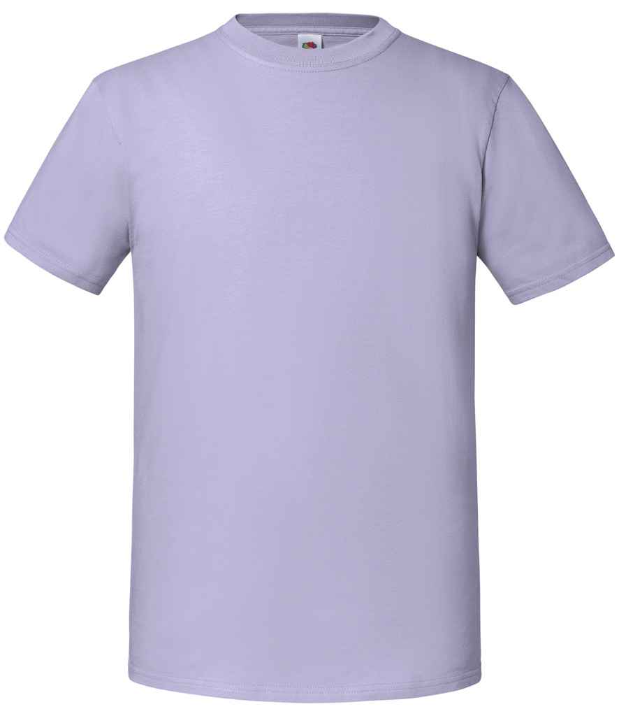 Fruit of the Loom SS620 Soft Lavender Front -  Ready to be Embroidered and Printed by Custard Workwear - Cheap Personalised and Customised Workwear in Nottinghamshire, Derbyshire and Leicestershire