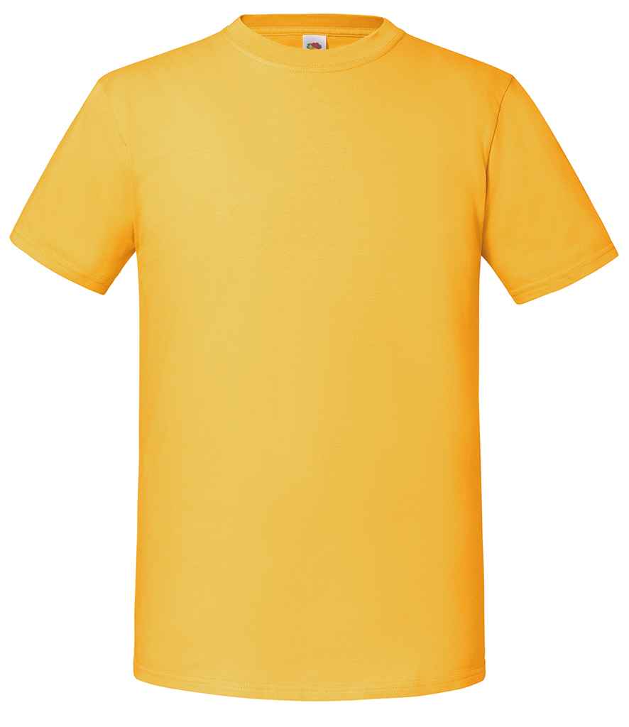 Fruit of the Loom SS620 Sunflower Front -  Ready to be Embroidered and Printed by Custard Workwear - Cheap Personalised and Customised Workwear in Nottinghamshire, Derbyshire and Leicestershire
